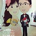 德宜&思宇 Q版婚紗人形立牌