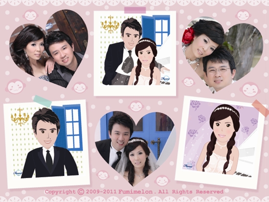 靜雯建君Q版大頭貼