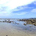 新原海灘，浜辺の茶屋