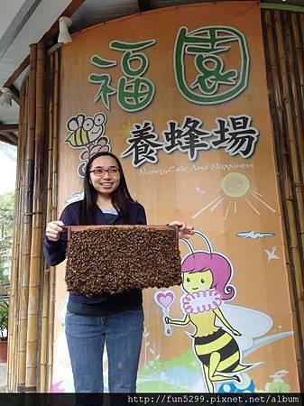 新加坡：葉先生夫婦（Gwrry)在福園養蜂場留影。