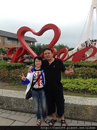 馬來西亞：吳先生夫婦，陳先生夫婦，在淡水情人碼頭
