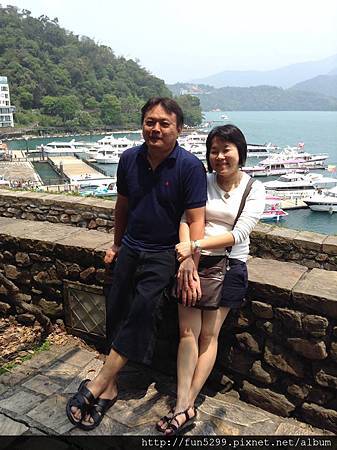 馬來西亞：吳先生夫婦，陳先生夫婦在日月潭