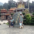 北京朱先生全家在阿里山。