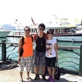 香港：郭先生與爸爸、媽媽，在日月潭