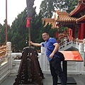上海 張先生全家福~在日月潭-文武廟。