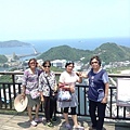香港 黃、廖、鍾、鄧~四位女士~在南方澳觀景台。