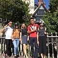 馬來西亞 陳先生與四位好友，在清境老英格蘭莊園。