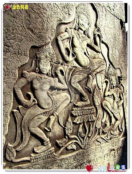 金色吳哥-大吳哥窟Angkor Thom-Bayon百因廟-40