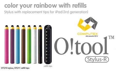 OZAKI O!tool Stylus-R 可換筆頭觸控筆