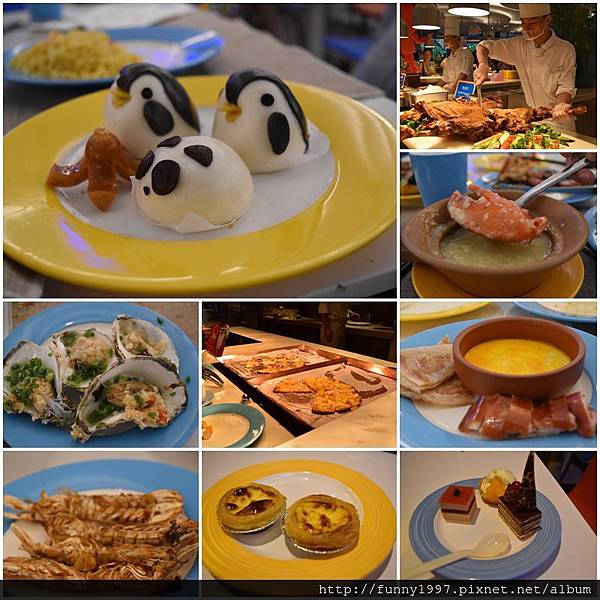 【長隆海洋王國】企鵝飯店-帝企鵝自助餐廳,晚餐無限量供應 匯聚全球800種特色美食&500平方米珍稀企鵝展館&企鵝動雕劇場 長隆海洋王國,企鵝飯店,帝企鵝自助餐廳,企鵝動雕劇場,波士頓龍蝦粥,烤乳豬,巧克力噴泉,吃到飽,buffet,餐廳