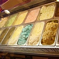 色彩美麗的冰淇淋