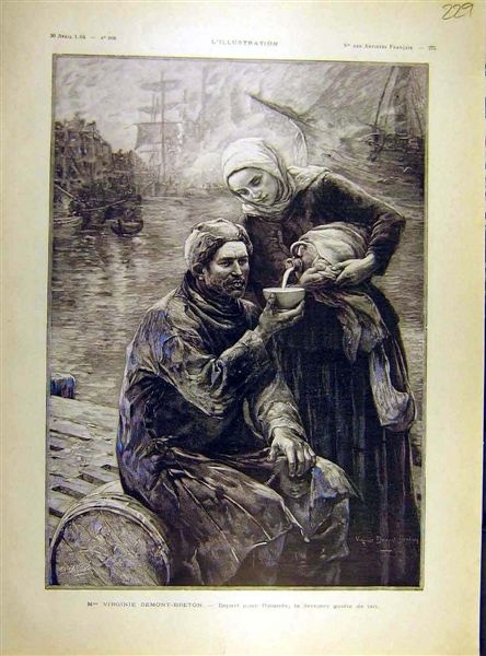 1904 DEMONT-BRETON IRELAND MILK DOCK FRENCH PAGE ART.jpg