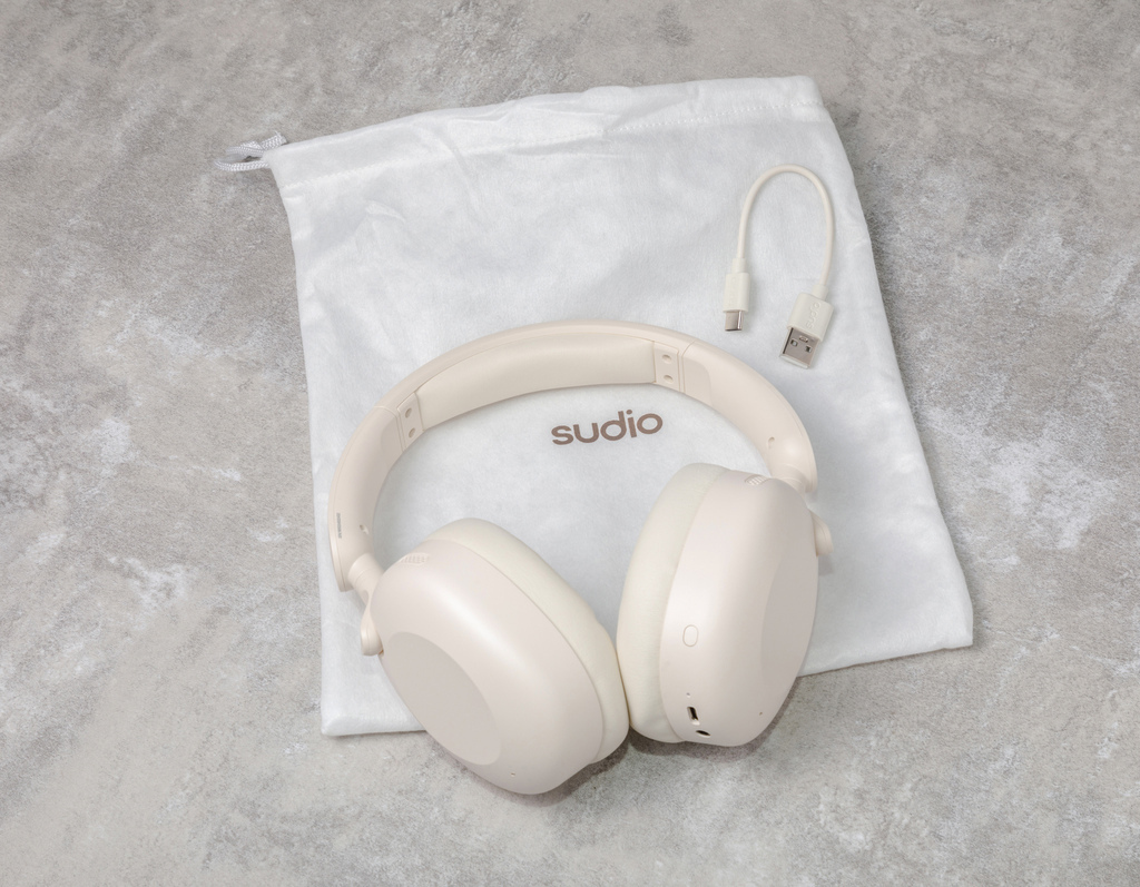 【開箱】 Sudio K2 米白色  ‧ 混合式主動降噪耳罩