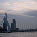 天鵝橋（Erasmus Bridge）連結鹿特丹市的南北兩岸