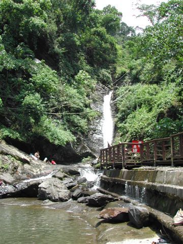 瀑布最後留影！（第一次涼山之旅）