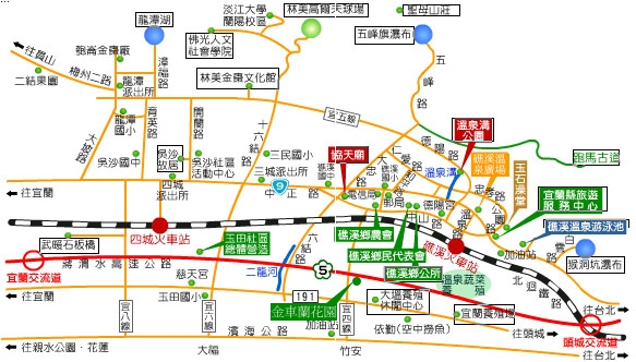 礁溪地圖 礁溪地圖