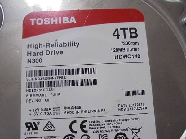【讀取正確】三家品牌2TB/4TB硬碟九顆～3.5吋裸碟裝在