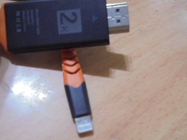 【沒有畫面】(P8)法拉利Lightning轉HDMI高畫質