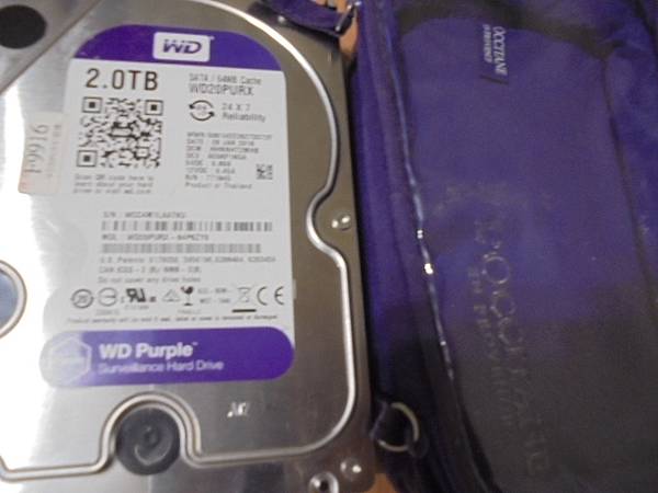 【留碟救援】WD威騰2TB→3.5吋Purple紫標裸碟是多