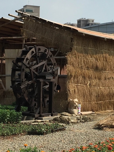 稻草、田園、水車