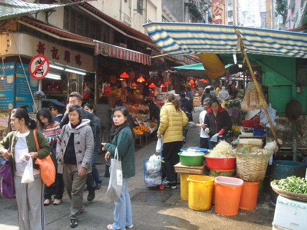 香港的傳統市場  其實跟我們的很像