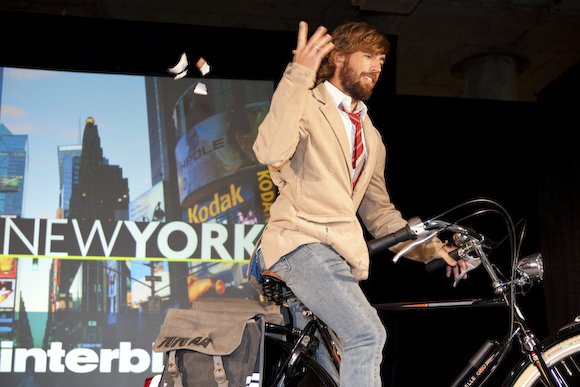 Brompton Oratory jacket, model’s jeans, white Outlier shirt, KEEN Timmons Slip shoes, Basil Boys double bag panniers, Gazelle Toer.jpg