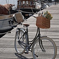 Basil Swing shopper on handlebar