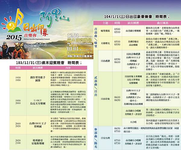 阿里山日出印象-組