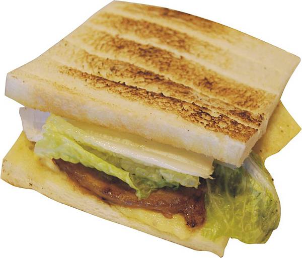 1145-6 鳳梨愛土司-烤肉夾蛋土司