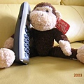 猴子講電話