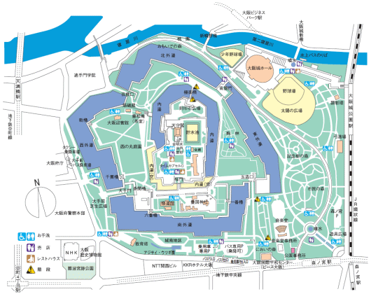 大阪城公園Map