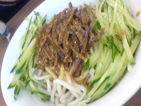 2009.3.22 清真牛肉館 - 牛肉絲麻醬涼麵