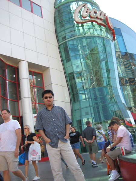 I Am in Front of Coca Cola Museum