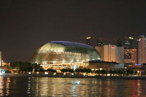 Esplanade at night