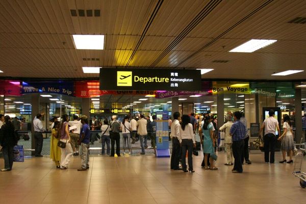 Leaving Changi Airport