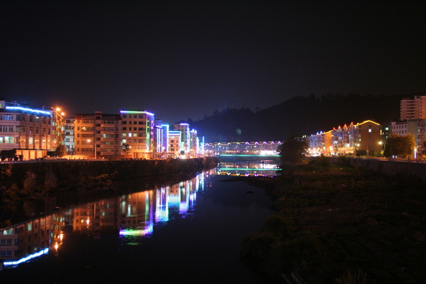 永定河夜景