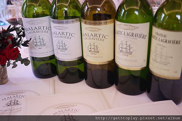 Malartic lunch wines