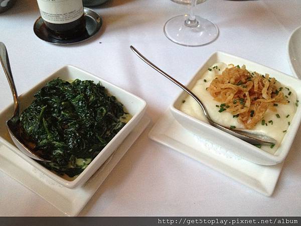 Lark Creek Steak 奶油菠菜& 馬鈴薯泥