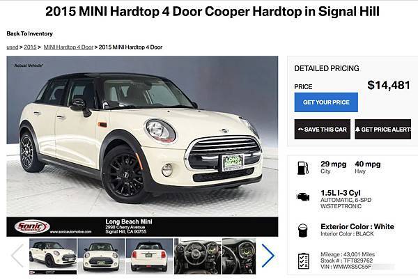 1. 2015 Mini Cooper 4門版，大螢幕、雙區恆溫空調、皮椅、定速，$95萬拷貝.jpg