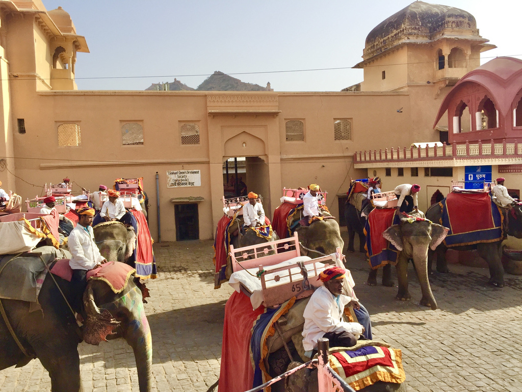 [印度旅遊] 印度古文明金三角-齋浦爾 山中之城 琥珀堡Amber Fort