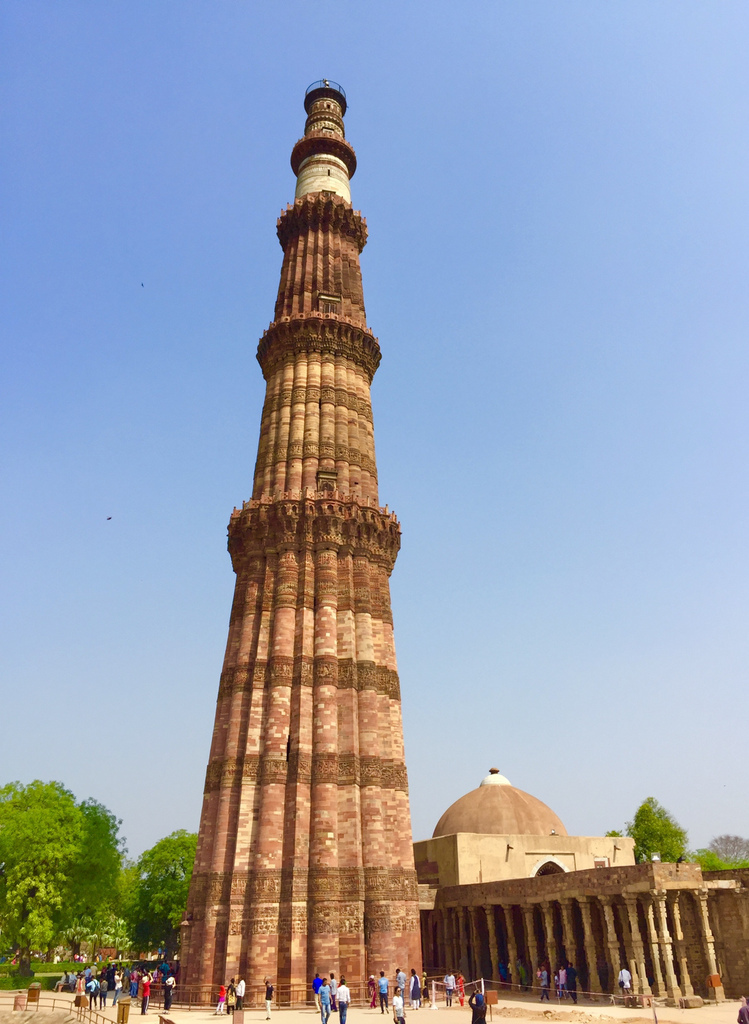 [印度旅遊] 印度古文明金三角-印度最高宣禮塔 古達明納塔Qutb Minar