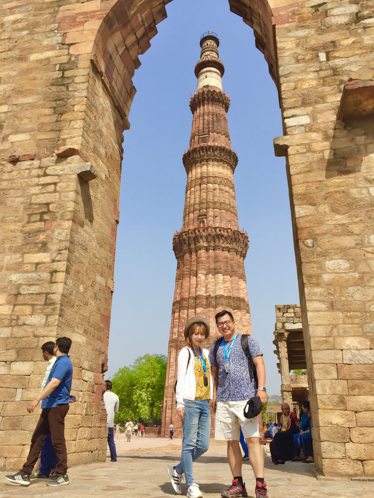 [印度旅遊] 印度古文明金三角-印度最高宣禮塔 古達明納塔Qutb Minar