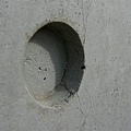 清水混凝土的圓孔
