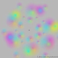 凝视图中央的小黑点5秒钟，所有色彩都將消失