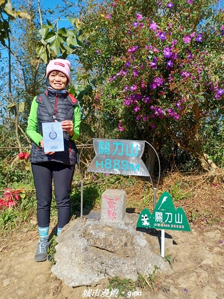 【苗栗大湖】悠閒山行。 No36小百岳~關刀山步道(出關古道