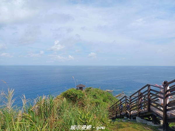 【花蓮豐濱】藍天碧海。大石鼻山步道