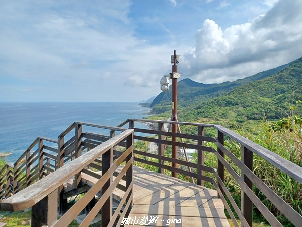 【花蓮豐濱】藍天碧海。大石鼻山步道