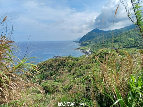 【花蓮豐濱】藍天碧海。大石鼻山步道