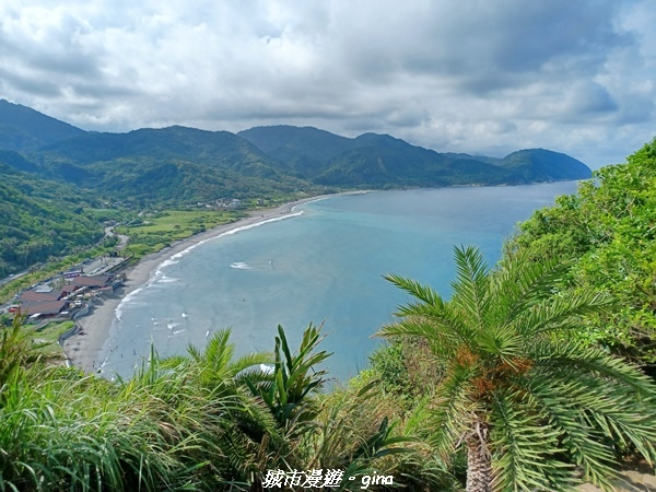 【花蓮豐濱】藍天碧海。大石鼻山步道