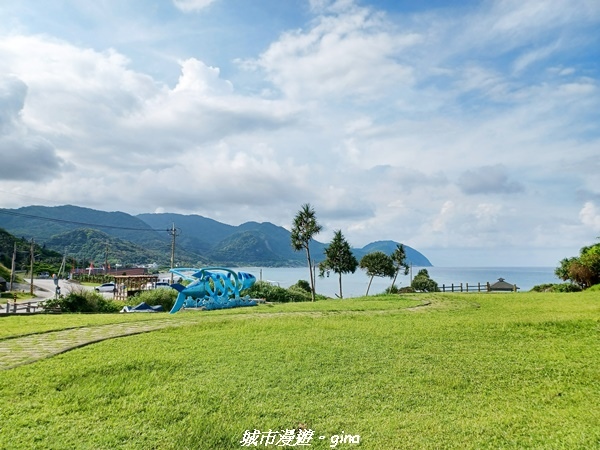 【花蓮豐濱】藍天碧海。大石鼻山步道